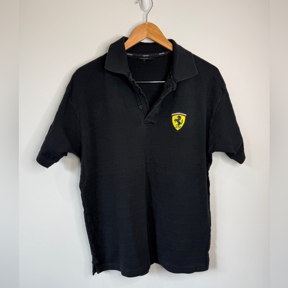 Ferrari Official Logo Black Men’s T-shirt (M) - Picture 2 of 8